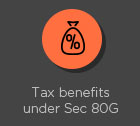 Tax Benefits under sec 80G